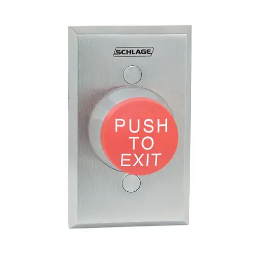 Pushbutton Satin Chrome