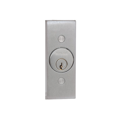 Schlage Electronics 653-1414 L2 DPDT Maintained Bi-Directional Heavy Duty Keyswitch Aluminum Finish