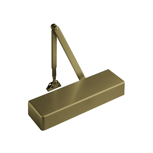 7500 Series Surface Door Closer, Satin Brass Painted