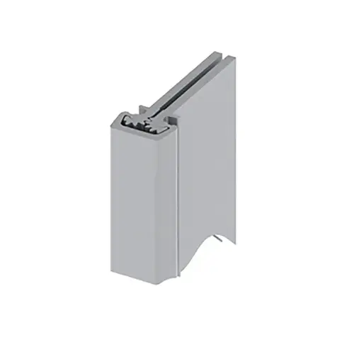 119" Electrified Continuous Hinge Satin Aluminum Clear Anodized