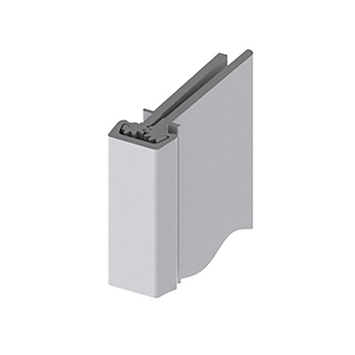 83" Electrified Continuous Hinge Satin Aluminum Clear Anodized
