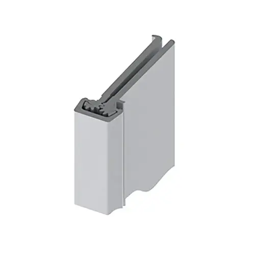 Electrified Continuous Hinge Satin Aluminum Clear Anodized