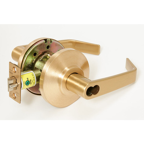 Cylindrical Lock Satin Bronze Clear Coated