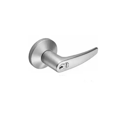 Grade 1 Double Dummy Cylindrical Lock, 16 Lever, Non-Keyed, Bright Chrome Finish, Non-handed Bright Chrome