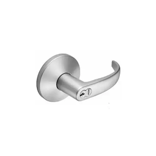 Grade 1 Double Dummy Cylindrical Lock, 14 Lever, Non-Keyed, Satin Nickel Finish, Non-handed Satin Nickel