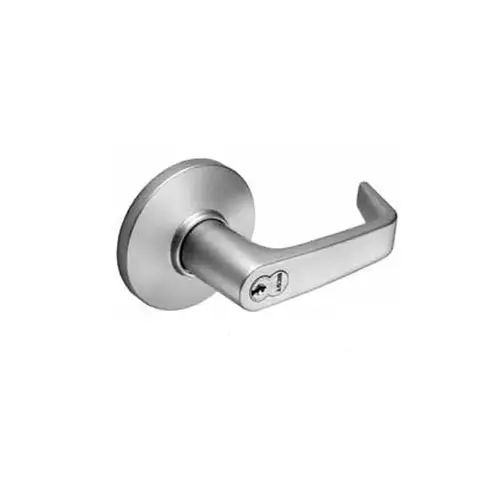 Grade 1 Double Dummy Cylindrical Lock, 15 Lever, Non-Keyed, Satin Chrome Finish, Non-handed Satin Chrome