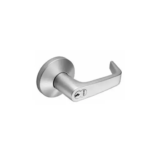 9K Series 2-3/4" Backset 7 Pin Storeroom 15 Lever and K Rose with ANSI Strike Less Core Satin Chrome Finish