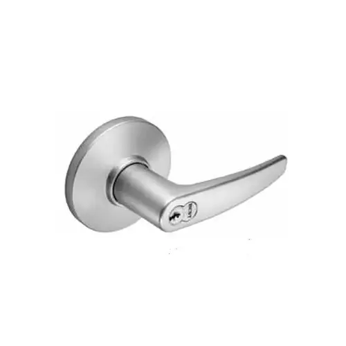 Grade 1 Double Dummy Cylindrical Lock, 16 Lever, Non-Keyed, Satin Nickel Finish, Non-handed Satin Nickel