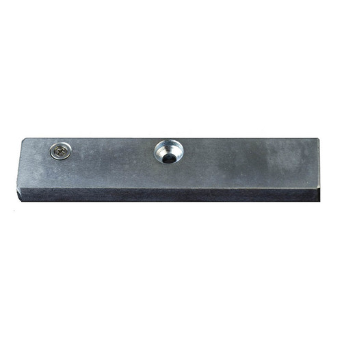 Offset Armature Plate for 1200 Series Magnetic Lock Clear Anodized Aluminum Finish