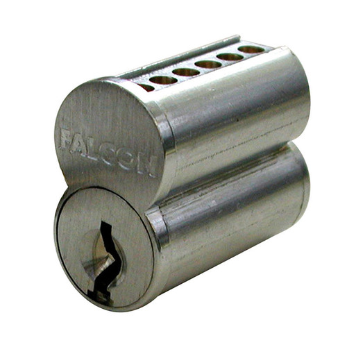 Falcon C607 A 626 7 Pin A Keyway Combinated Small Format Interchangeable Core Satin Chrome Finish