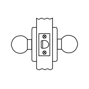 CK4332 Institution Lockset, Satin Stainless Steel