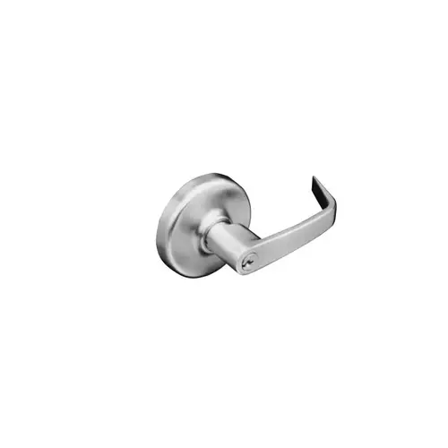 Zinc Newport Lever and D Rose Double Cylinder Institution Grade 1 Vandal Resistant Cylindrical Lever Lock with Small Format Best Housing Satin Chrome Finish