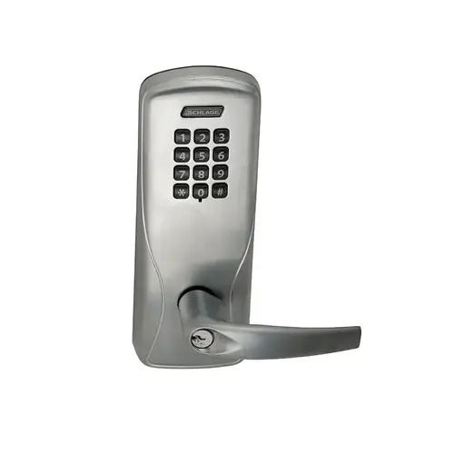 KIT - Standalone Keypad Exit Trim for Rim/Concealed Vertical Rod/Concealed Vertical Cable Exit Devices, Manually Programmed, Athens Lever, SFIC Less Small Format Cylinder not Included), Satin Chrome 626