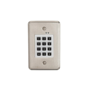 Locknetics DKP-165 Indoor Digital Keypad; Up to 480 Users with Timed Anti-Pass Back Satin Stainless Steel Finish