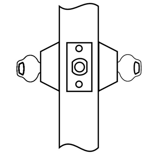 DL2212 Double Cylinder Deadlock, Satin Chrome