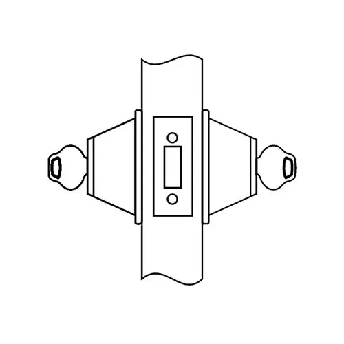 Double Cylinder Deadbolt L4 Keyway Satin Brass Finish