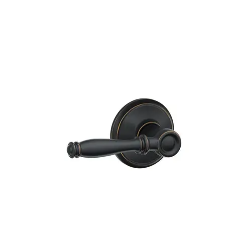 Birmingham Lever Passage Lock with 16080 Latch and 10027 Strike Aged Bronze Finish