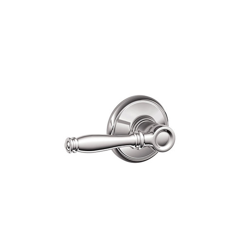 Schlage Residential F10 BIR 625 Birmingham Lever Passage Lock with 16080 Latch and 10027 Strike Bright Chrome Finish