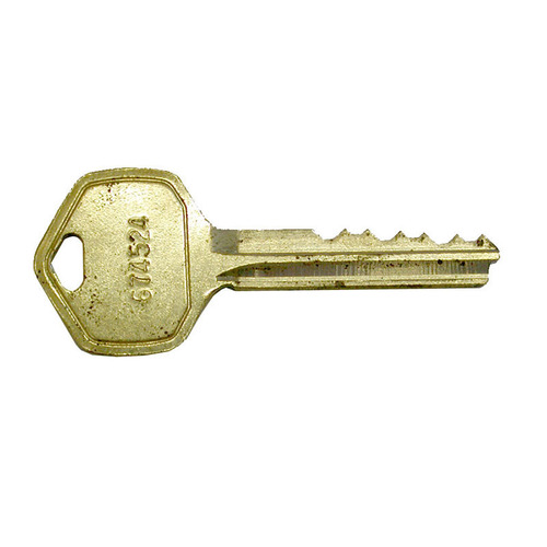 SFIC Key Blank, Plain Both Sides, G Keyway