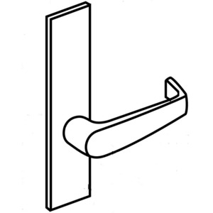 Mortise Lock Satin Nickel Plated Clear Coated
