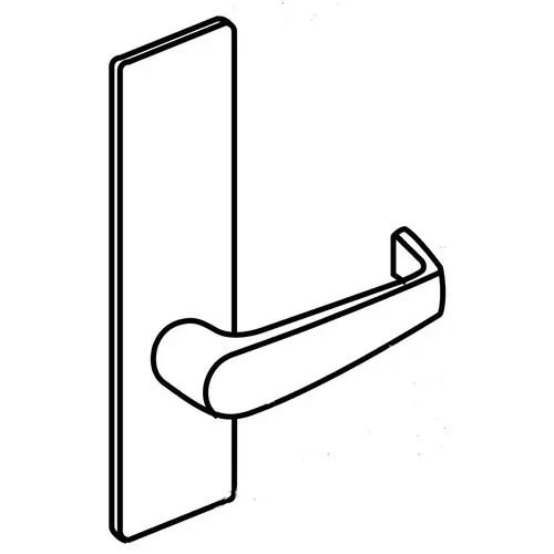 Electric Mortise Lock Satin Nickel Plated Clear Coated