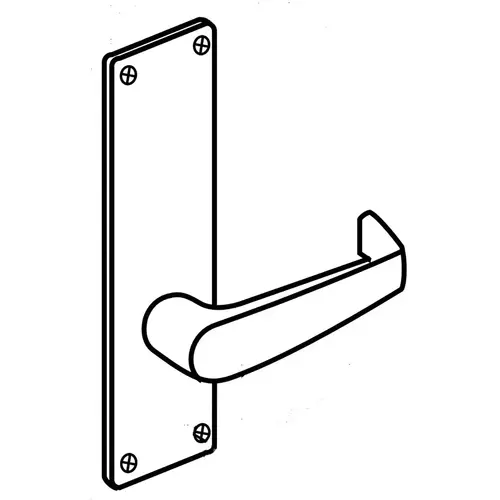 ML2051 Mortise Office Lever Lockset, Satin Chrome