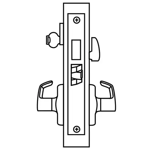 ML2065 Mortise Dormitory Lever Lockset, Satin Chrome