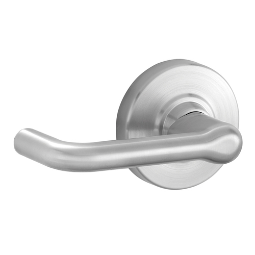 ND Series Vandlgard Vestibule Small Format Less Core Tubular with 13-247 Latch 10-025 Strike Satin Chrome Finish