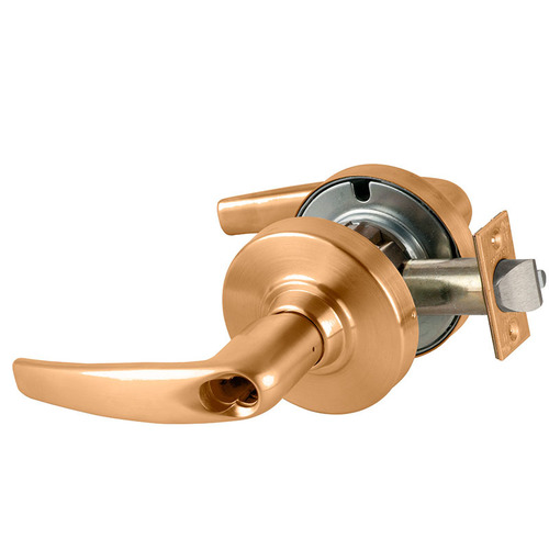 ND Series Vandlgard Vestibule Small Format Less Core Athens with 13-247 Latch 10-025 Strike Satin Bronze Finish