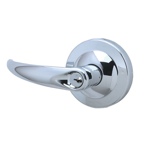 ND Series Vestibule C123 Keyway Omega with 13-247 Latch 10-025 Strike Bright Chrome Finish