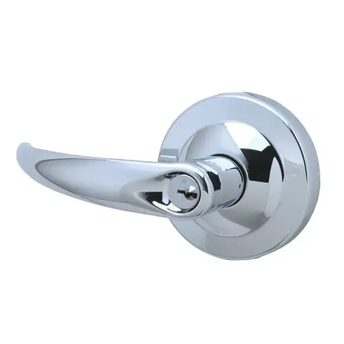 ND Series Vandlgard Entry C123 Keyway Omega with 13-247 Latch 10-025 Strike Bright Chrome Finish