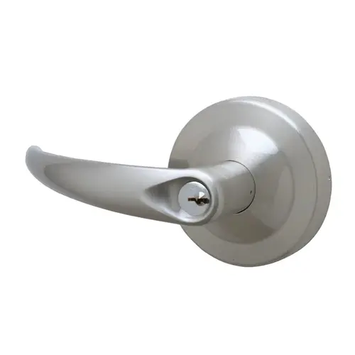 ND Series Entry / Office C123 Keyway Omega with 13-247 Latch 10-025 Strike Satin Nickel Finish