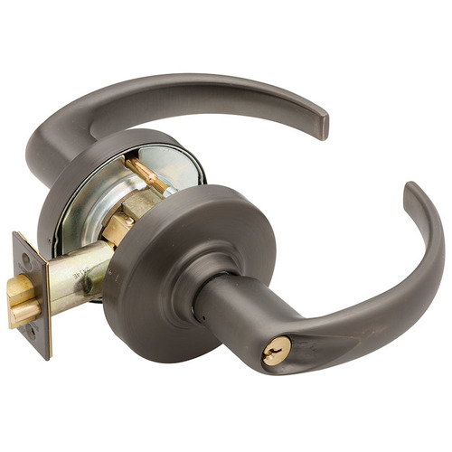 Lock Cylindrical Lock Dark Oxidized Satin Bronze Oil Rubbed