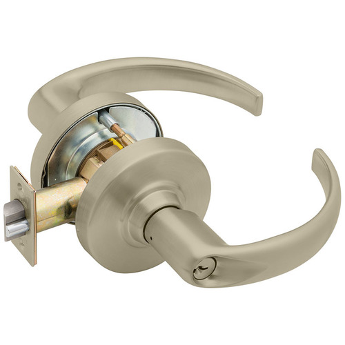 ND Series Classroom C123 Keyway Sparta with 13-247 Latch 10-025 Strike Satin Nickel Finish