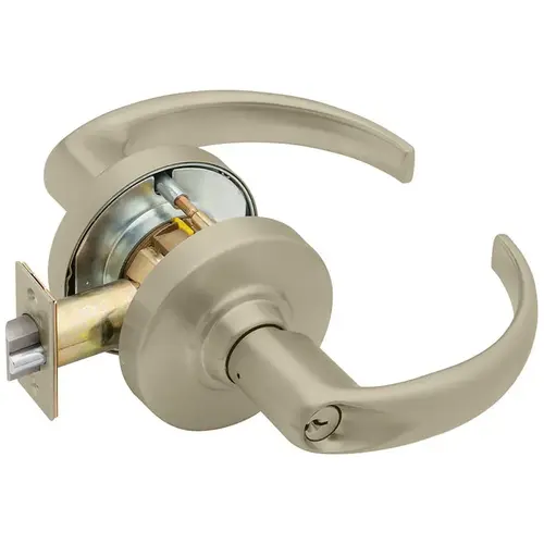 ND Series Entry C123 Keyway Sparta with 13-247 Latch 10-025 Strike Satin Nickel Finish