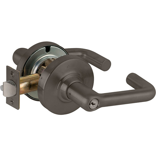 ND Series Entry / Office C123 Keyway Tubular with 13-247 Latch 10-025 Strike Oil Rubbed Bronze Finish