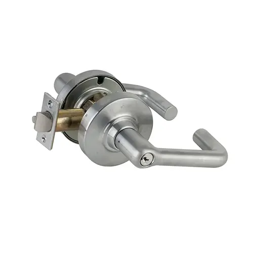 ND Series Entry / Office C Keyway Tubular with 13-247 Latch 10-025 Strike Satin Chrome Finish