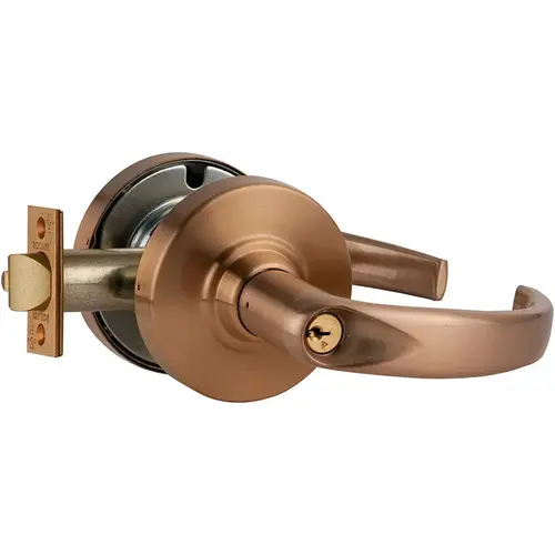 ND Series Vestibule C123 Keyway Sparta with 13-247 Latch 10-025 Strike Satin Bronze Finish