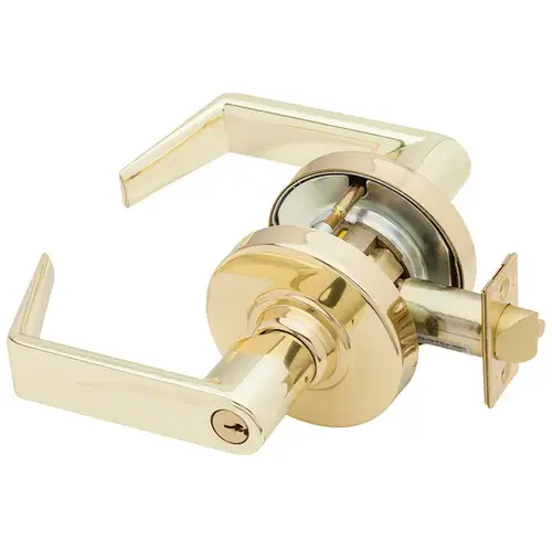 Lock Cylindrical Lock Bright Brass