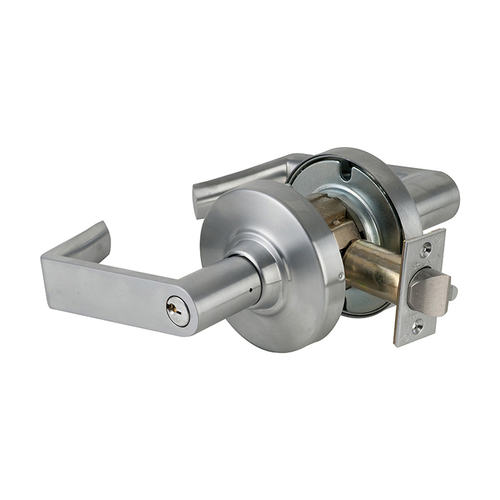 ND80PDEU Rhodes Electrified Storeroom Lock - Fail Secure, Satin Chrome