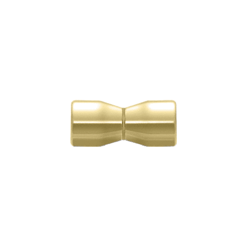 Polished Brass Back-to-Back Bow-Tie Style Knobs