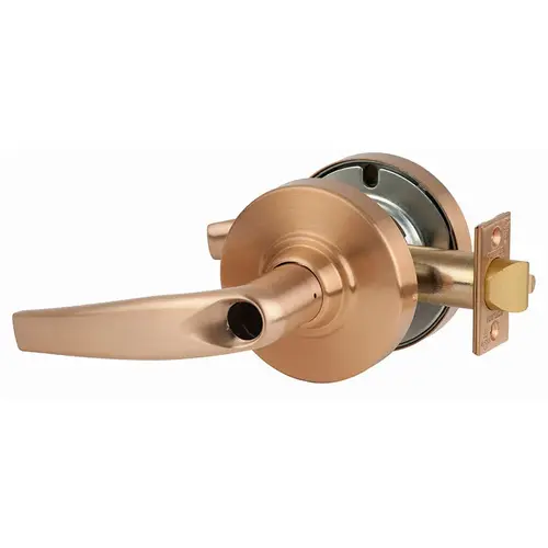 ND Series Classroom Less Cylinder Athens with 13-247 Latch 10-025 Strike Satin Bronze Finish