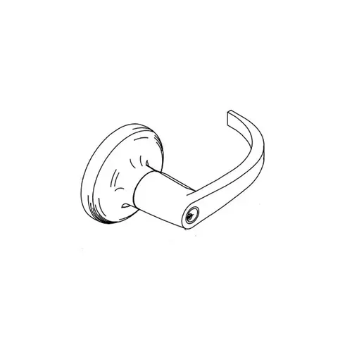 Electric Cylindrical Lock Satin Brass