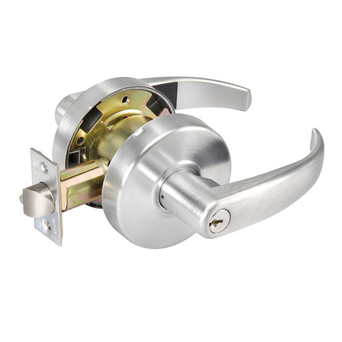 Yale PB4607LN 626 Office Entry Pacific Beach Lever Grade 2 Cylindrical Lock Satin Chrome Finish