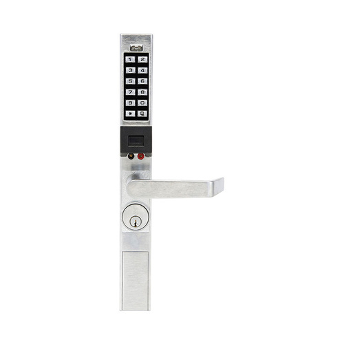 Alarm Lock PDL1300/26D1 Trilogy Narrow Style Aluminum Door Lock
