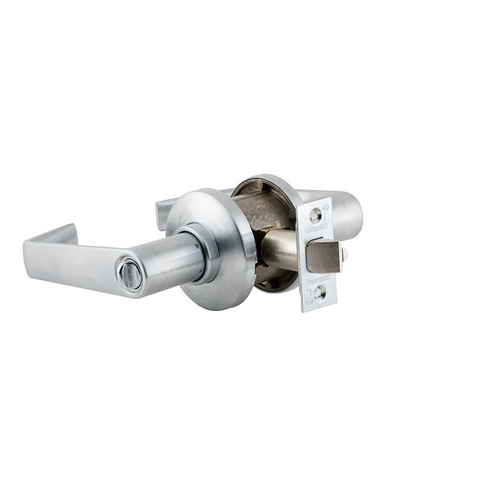 S Series Entry Large Format Less Core Saturn with 16-203 Latch 10-001 Strike Satin Chrome Finish