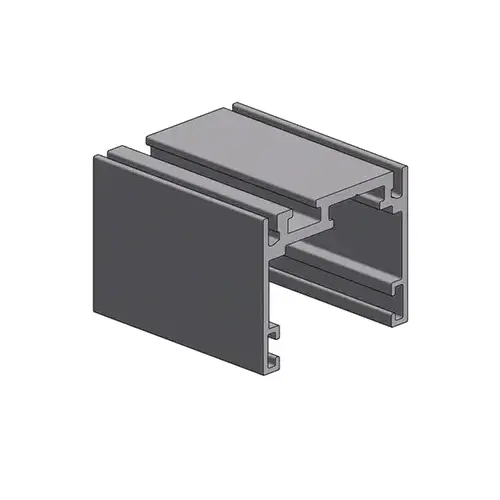 Satin Anodized Fallbrook XL Series Ceiling Top Fixed Frame Profile