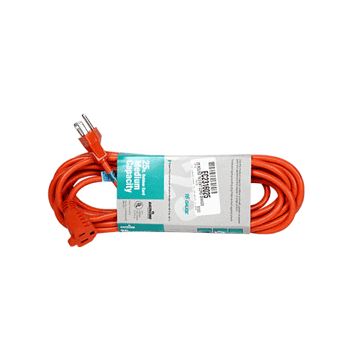 CRL EC2316025 3-Conductor 16/3 Round 25' Extension Cord