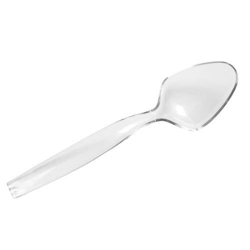 SERVING SPOON 9 INCH CLEAR POLYSTYRENE