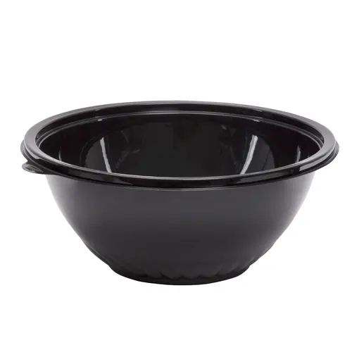 Wna-Caterline Pack 12" 160 Ounce Pack N' Serve Black Bowl, 25 Each